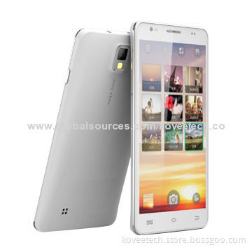 New 5-inch QHD MTK6582 Quad-core 3G Dual-SIM Android Smart Mobile Phones, 960*540px Resolution